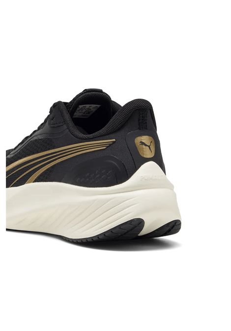 Puma Pounce Lite Running Shoes Black Gold Women PUMA | Sneakers | 310778-11
