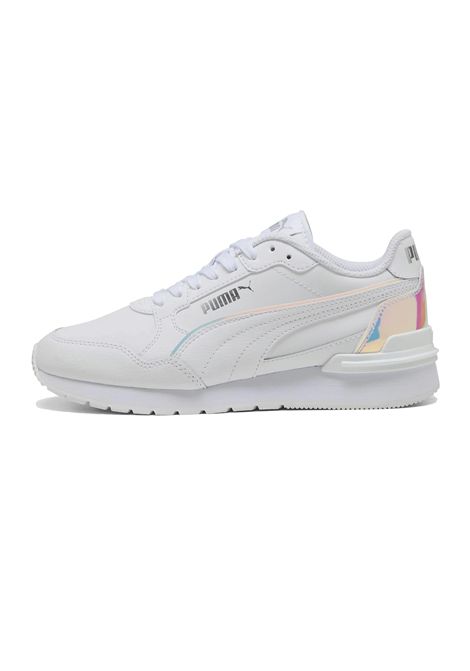 Puma ST Runner v4 Holo Shoes White Iridescent Junior PUMA | Sneakers | 401232-01