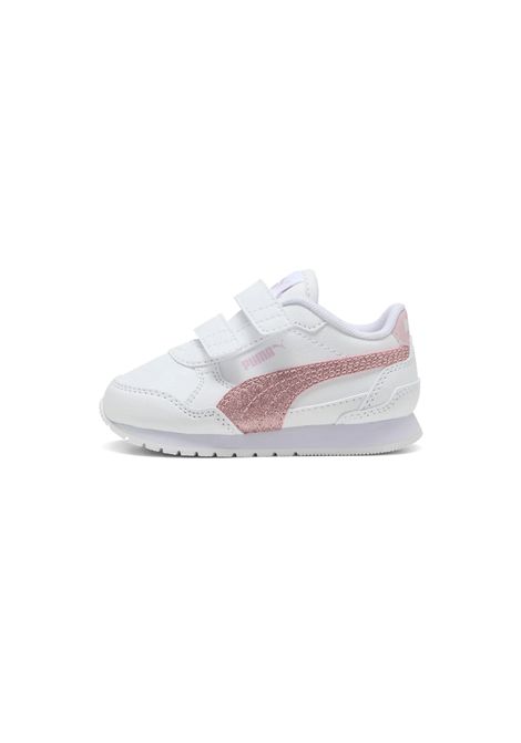 Puma ST Runner V4 SL Glitter Shoes White Pink Infant PUMA | Sneakers | 401592-02