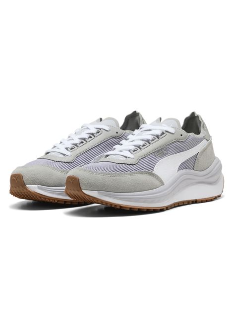 Puma Rider Lite Shoes Vibrant Silver Grey Echo Men PUMA | Sneakers | 402922-08