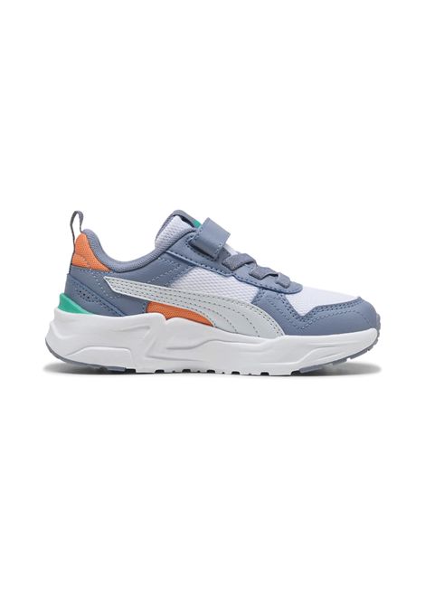 Scarpe Puma Trinity 2 LT AC+ Bianco Grigio Cielo Bambini PUMA | Sneakers | 403704-09