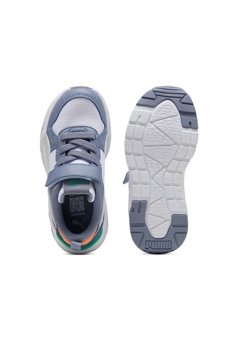 Scarpe Puma Trinity 2 LT AC+ Bianco Grigio Cielo Bambini PUMA | Sneakers | 403704-09