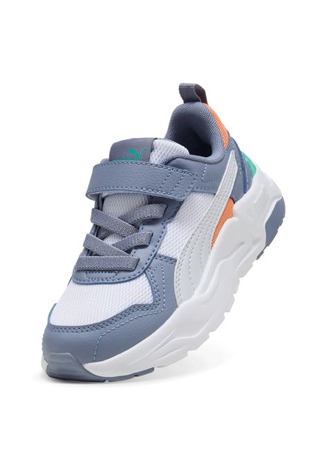 Scarpe Puma Trinity 2 LT AC+ Bianco Grigio Cielo Bambini PUMA | Sneakers | 403704-09