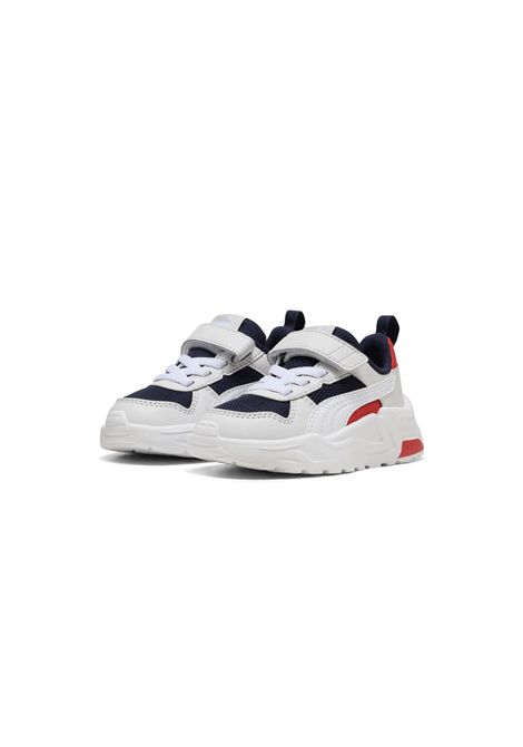 Puma Trinity 2 LT AC+ Shoes White Blue Red Infant PUMA | Sneakers | 403705-03