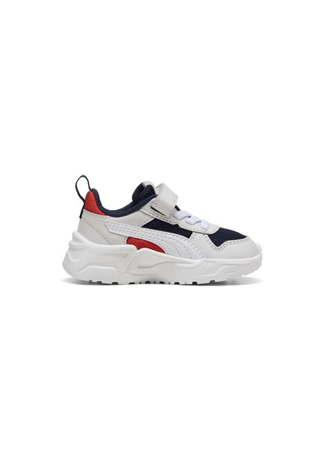 Puma Trinity 2 LT AC+ Shoes White Blue Red Infant PUMA | Sneakers | 403705-03