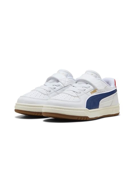 Scarpe Puma Caven III Retro Bianco Blu Rosso Bambini PUMA | Sneakers | 406897-01