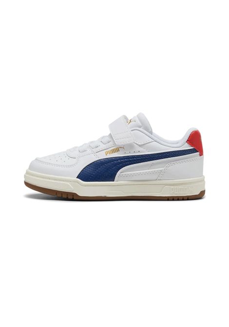 Scarpe Puma Caven III Retro Bianco Blu Rosso Bambini PUMA | Sneakers | 406897-01
