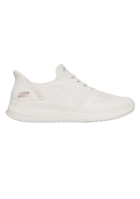 Skechers Slip-ins BOBS Squad 4 Key Look Shoes White Women SKECHERS | Skechers Shoes | 117740-W
