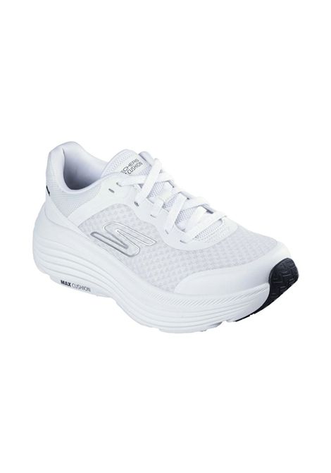 Skechers Max Cushioning Endeavour Shoes White Black Women SKECHERS | Skechers Shoes | 129470-WBK