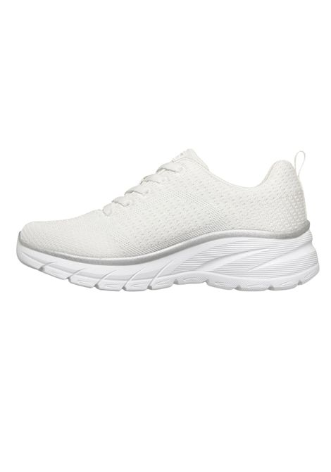 Skechers Fashion Fit 2.0 Moonlight Glow Shoes White Silver Women SKECHERS | Skechers Shoes | 150384-WSL