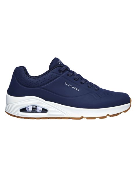 Skechers Uno Stand On Air Shoes Navy Blue Men SKECHERS | Skechers Shoes | 52458-NVY