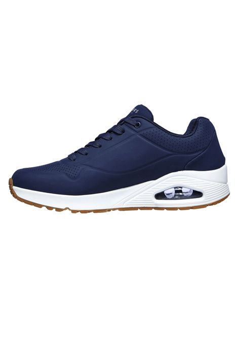 Skechers Uno Stand On Air Shoes Navy Blue Men SKECHERS | Skechers Shoes | 52458-NVY