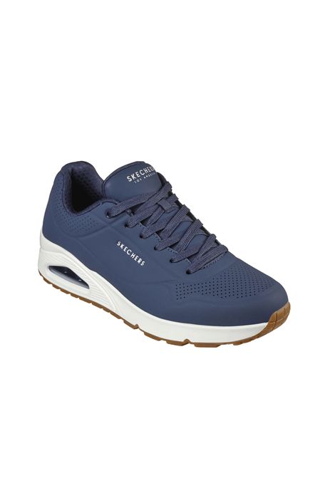 Skechers Uno Stand On Air Shoes Navy Blue Men SKECHERS | Skechers Shoes | 52458-NVY