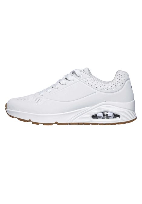 Skechers Uno Stand On Air Shoes White Gum Men SKECHERS | Skechers Shoes | 52458-WHT