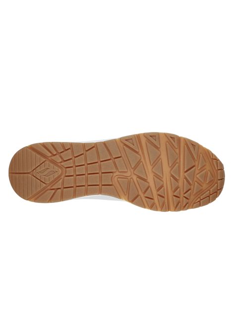 Skechers Uno Stand On Air Shoes White Gum Men SKECHERS | Skechers Shoes | 52458-WHT