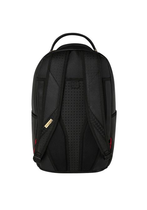 Sprayground Missing Bag Flyer On Bag Backpack Black White Unisex SPRAYGROUND | Backpacks | 910B8735NSZ-