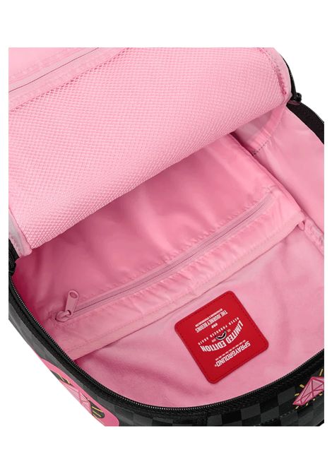 Sprayground Pink Panther Drippy Diamonds Backpack Black Pink Unisex SPRAYGROUND | Backpacks | 910B8790NSZ-