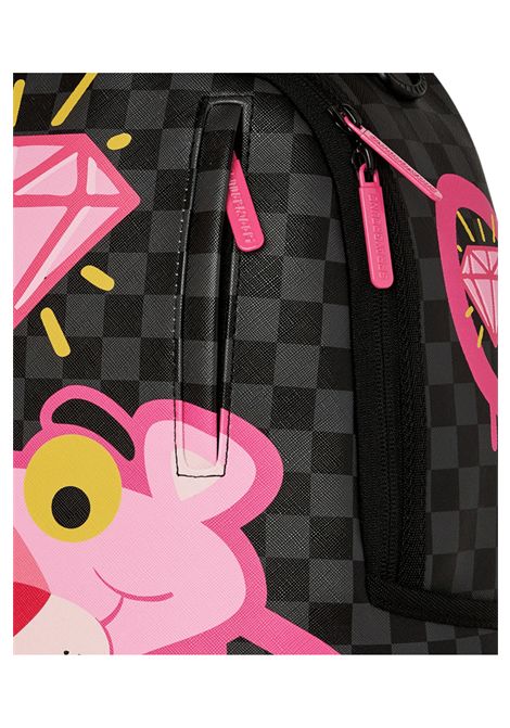 Sprayground Pink Panther Drippy Diamonds Backpack Black Pink Unisex SPRAYGROUND | Backpacks | 910B8790NSZ-