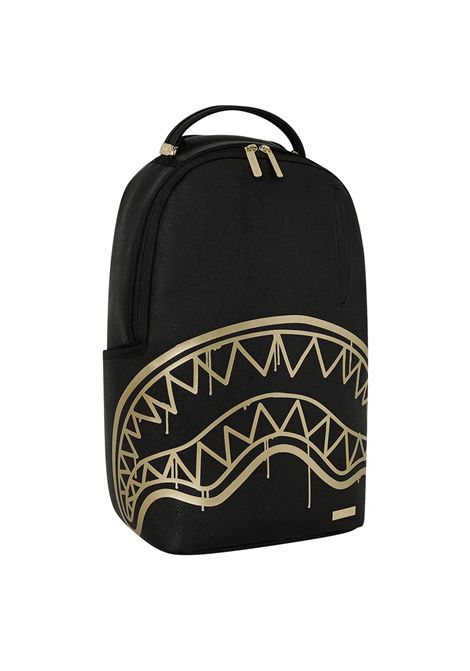 Sprayground That Gold Drap Backpack Black Gold Unisex SPRAYGROUND | Backpacks | 910B8822NSZ-