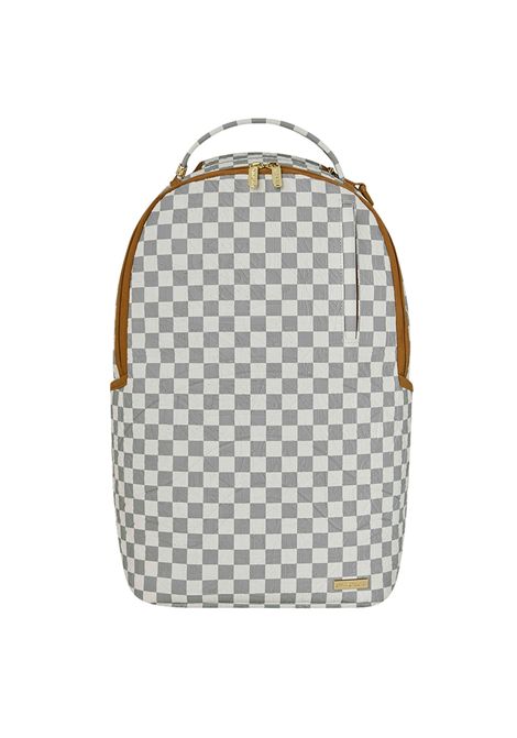 Zaino Sprayground Graff Embossed Cream Check DLXSV Crema Grigio Unisex SPRAYGROUND | Zaini | 910B8848NSZ-