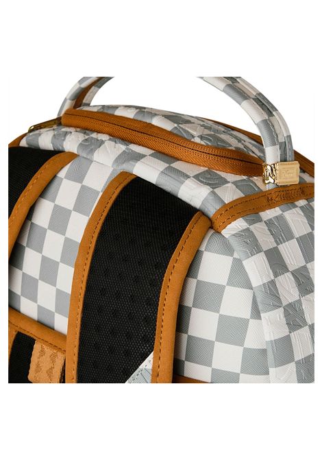 Zaino Sprayground Graff Embossed Cream Check DLXSV Crema Grigio Unisex SPRAYGROUND | Zaini | 910B8848NSZ-