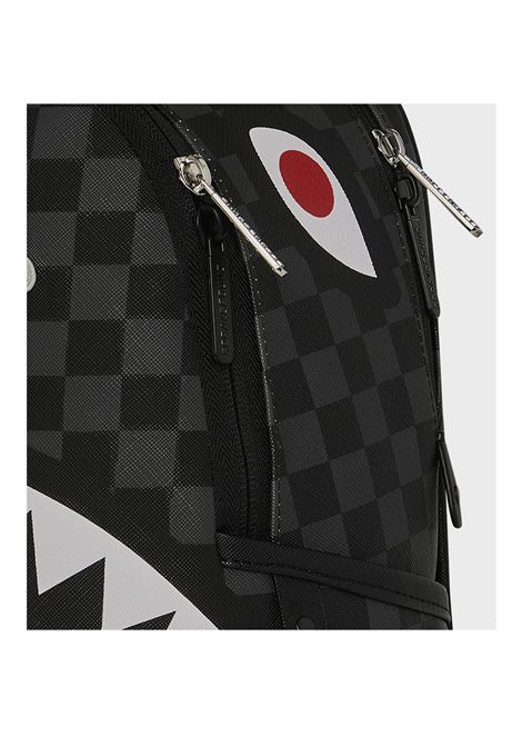 Zaino Sprayground Silver Side Drip Check Savage Nero Argento Unisex SPRAYGROUND | Zaini | 910B8922NSZ-