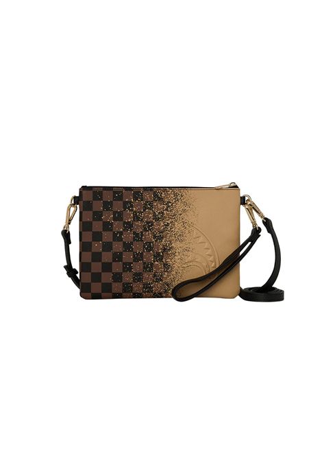 Sprayground Henny Spritz Crossover Clutch Brown Beige Unisex SPRAYGROUND | Pochette | 910B8941NSZ-