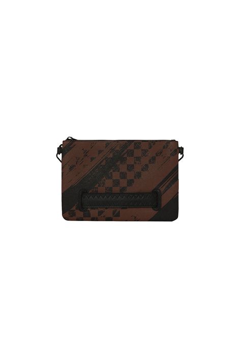 Pochette Sprayground Smeared Grunge con Tracolla Marrone Unisex SPRAYGROUND | Pochette | 910B8969NSZ-