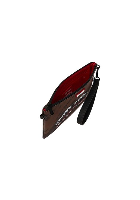 Pochette Sprayground Smeared Grunge con Tracolla Marrone Unisex SPRAYGROUND | Pochette | 910B8969NSZ-
