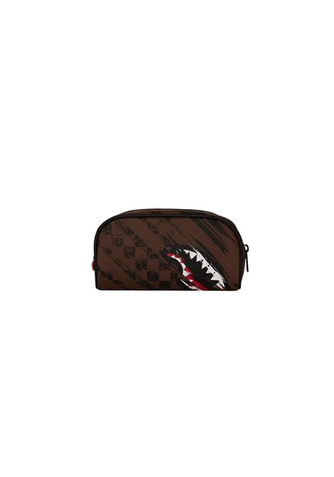 Sprayground Smeared Grunge Pouch Brown Unisex SPRAYGROUND |  | 910B8973NSZ-