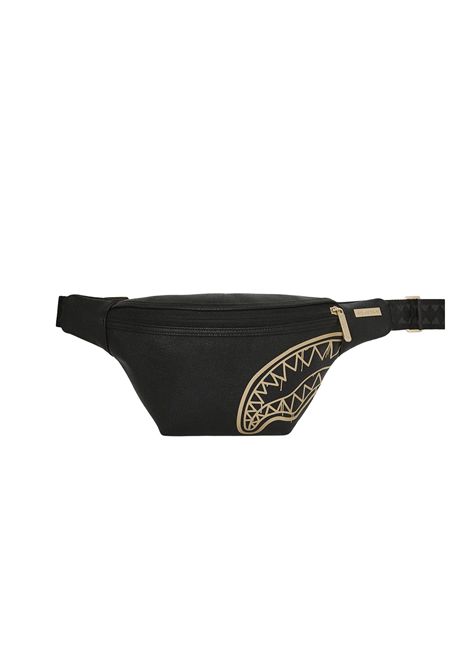 Sprayground That Gold Drap Savvy Crossbody Black Gold Unisex SPRAYGROUND | Crossbody | 910B8979NSZ-