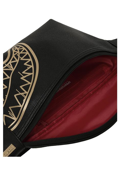 Sprayground That Gold Drap Savvy Crossbody Black Gold Unisex SPRAYGROUND | Crossbody | 910B8979NSZ-