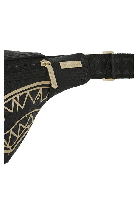 Sprayground That Gold Drap Savvy Crossbody Black Gold Unisex SPRAYGROUND | Crossbody | 910B8979NSZ-