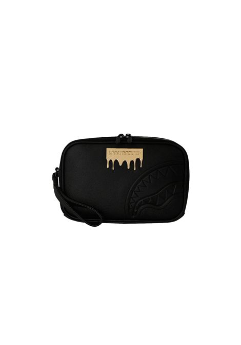 Pochette Sprayground Gold Brick Luxe Toiletry Nero Unisex SPRAYGROUND | Borse | 910B9043NSZ-