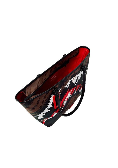 Sprayground Smeared Grunge Tote Bag Brown Women SPRAYGROUND | Bags | 910T8970NSZ-