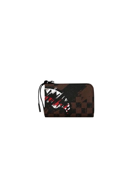 Sprayground Smeared Grunge Wallet Brown Unisex SPRAYGROUND | Wallet | 910W8971NSZ-