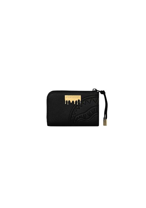 Sprayground Gold Brick Luxe Wallet Black Unisex SPRAYGROUND | Wallet | 910W9046NSZ-