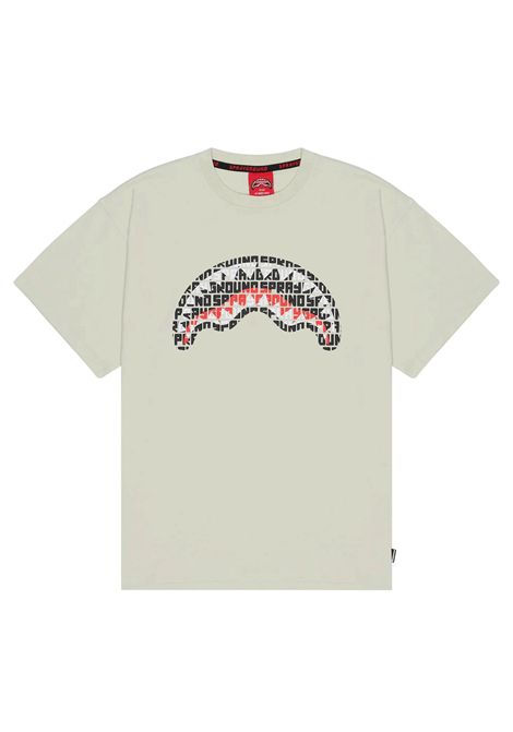 Sprayground Infinity Shark Regular T-shirt Sage Men SPRAYGROUND | T-shirt | SP858-AGE