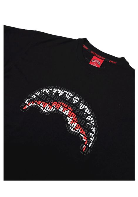 Sprayground Infinity Shark Regular T-shirt Black Men SPRAYGROUND | T-shirt | SP858-BLK