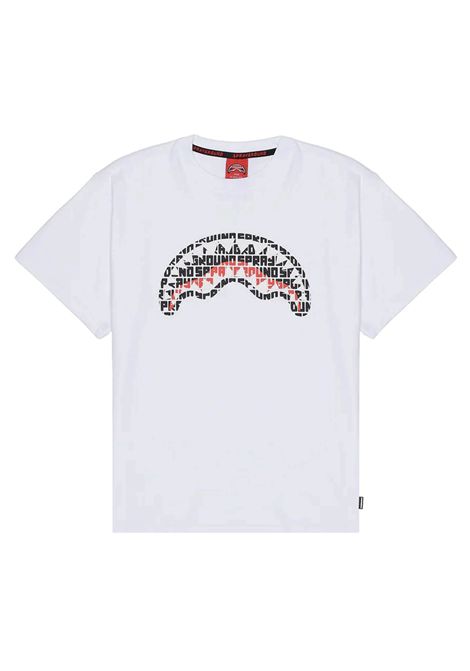 T-shirt Sprayground Infinity Shark Regular Bianco Uomo SPRAYGROUND | T-shirt | SP858-WHT