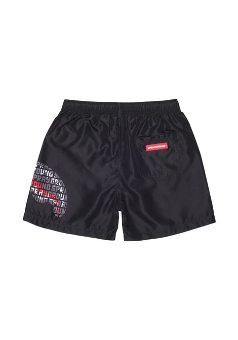 Costume Sprayground Shark Central Infinity Swim Nero Uomo SPRAYGROUND | Costumi | SP917-BLK