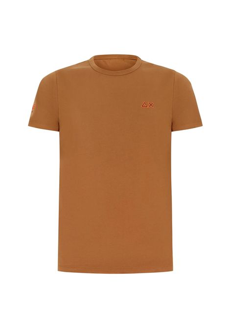 T-shirt SUN68 in Jersey di Cotone Marrone Volpe Uomo SUN68 | T-shirt | T36140-93