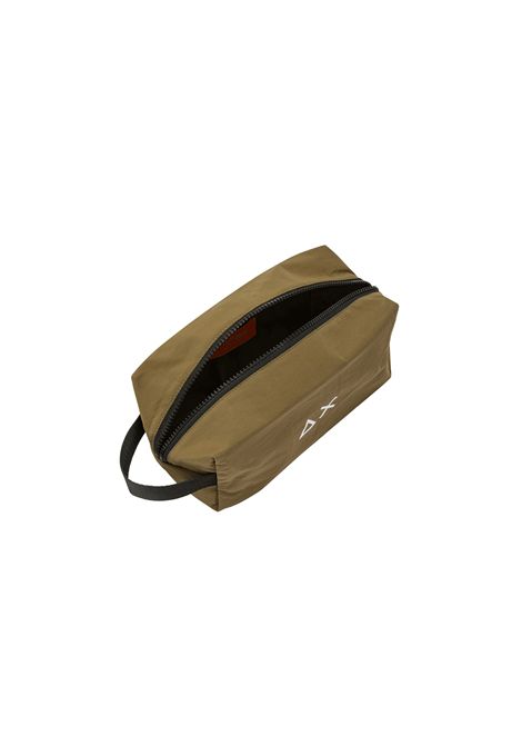SUN68 Nylon Beauty Case Military Green Unisex SUN68 | Pochette | W36105-74