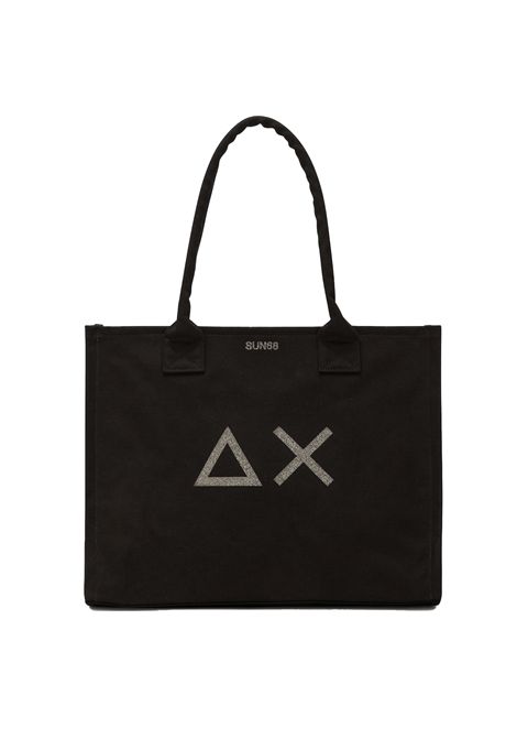 Borsa SUN68 Cali Grande in Canvas Nero Donna SUN68 | Borse | W36203-11
