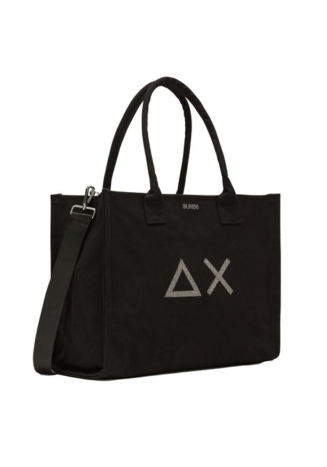 Borsa SUN68 Cali Grande in Canvas Nero Donna SUN68 | Borse | W36203-11