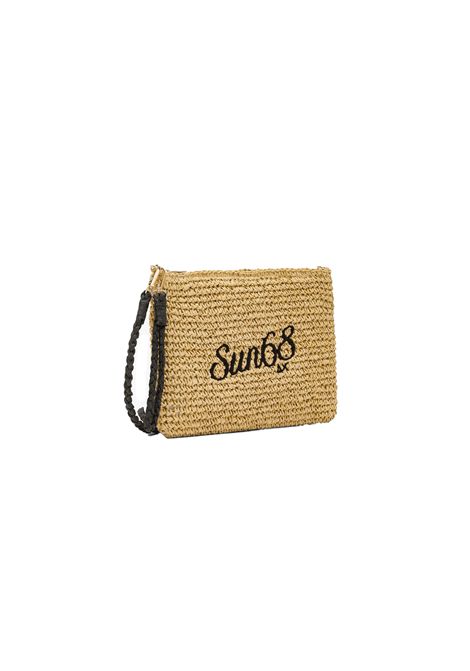 Pochette SUN68 in Rafia Beige Donna SUN68 | Borse | W36239-16