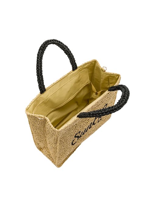 Borsa SUN68 Cali Midi in Rafia Beige Donna SUN68 | Borse | W36240-16