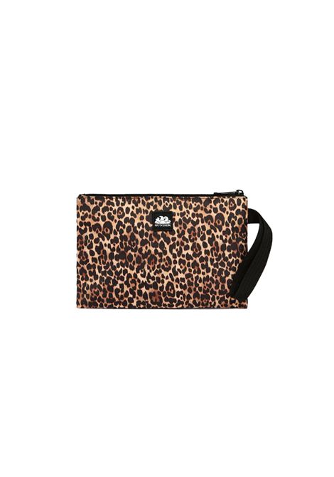 Sundek Dudo Printed Leopard Hand Bag Brown Women SUNDEK | Pochette | AM252ABPS38L-A728L