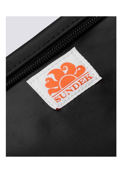 Sundek Dudo Hard Rubber Clutch Bag Black Unisex SUNDEK | Pochette | AM252ABPV600-00401