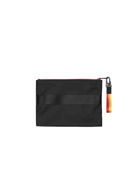 Sundek Clutch Bag with Rainbow Zip Black Unisex SUNDEK | Pochette | AM273ABPY600-00403